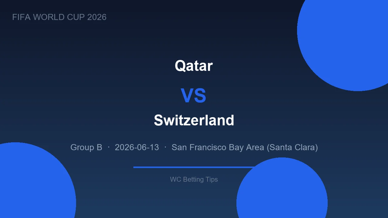 Qatar vs Switzerland live - World Cup 2026