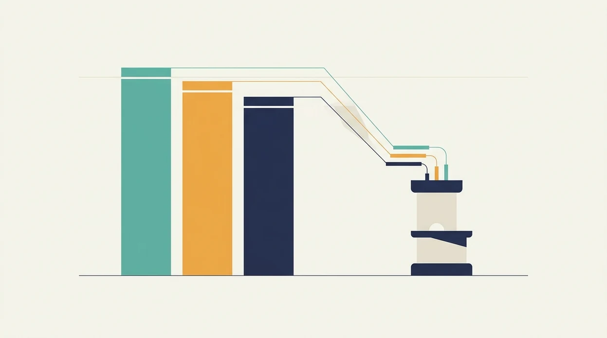 A simple diagram shows football outcome bars exceeding a neutral reference line to represent bookmaker margin.