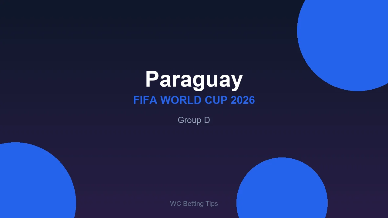 Paraguay at World Cup 2026 - Group D