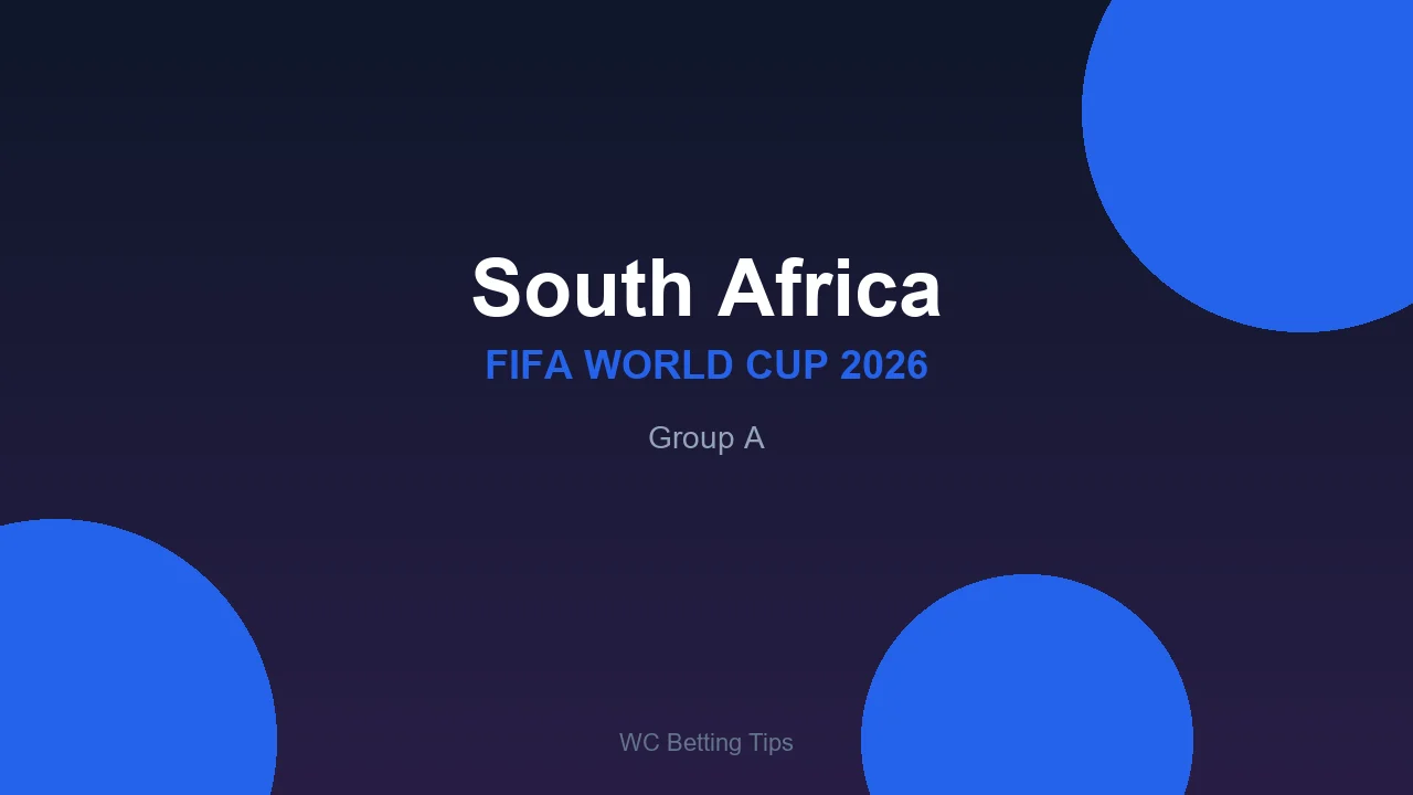 South Africa at World Cup 2026 - Group A