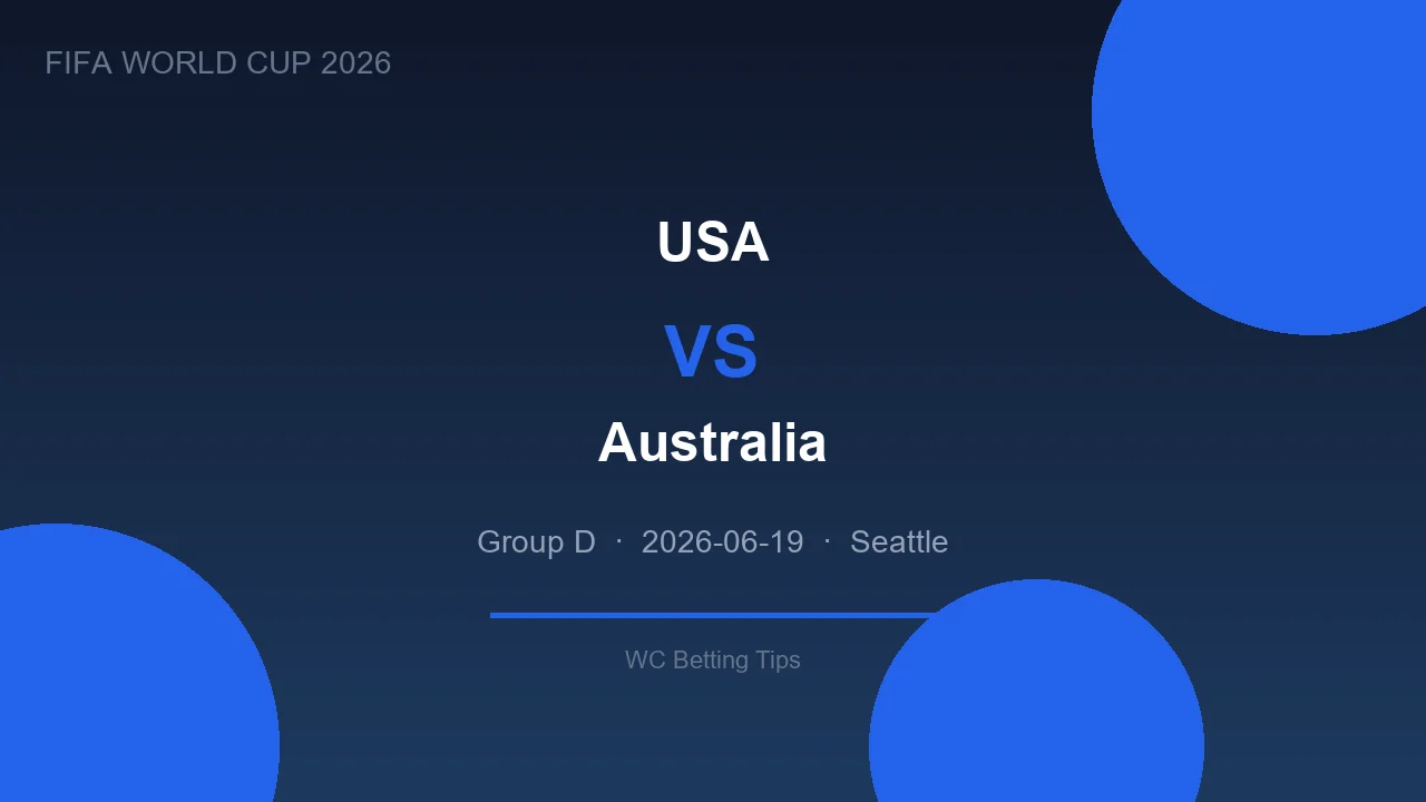 USA vs Australia highlights - World Cup 2026